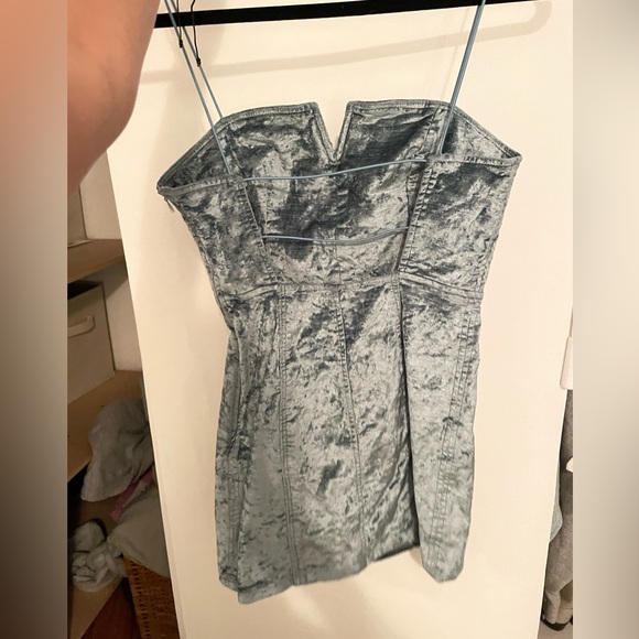 free people velvet mini dress - Picture 6 of 7